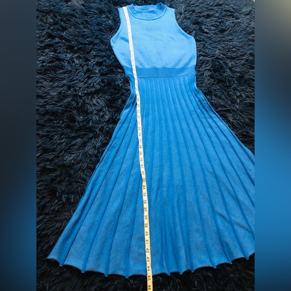 NWOT Knit Tank Dresses Vacation Sleeveless Ribbed Swing Party Midi Dress. Size M - Picture 8 of 10